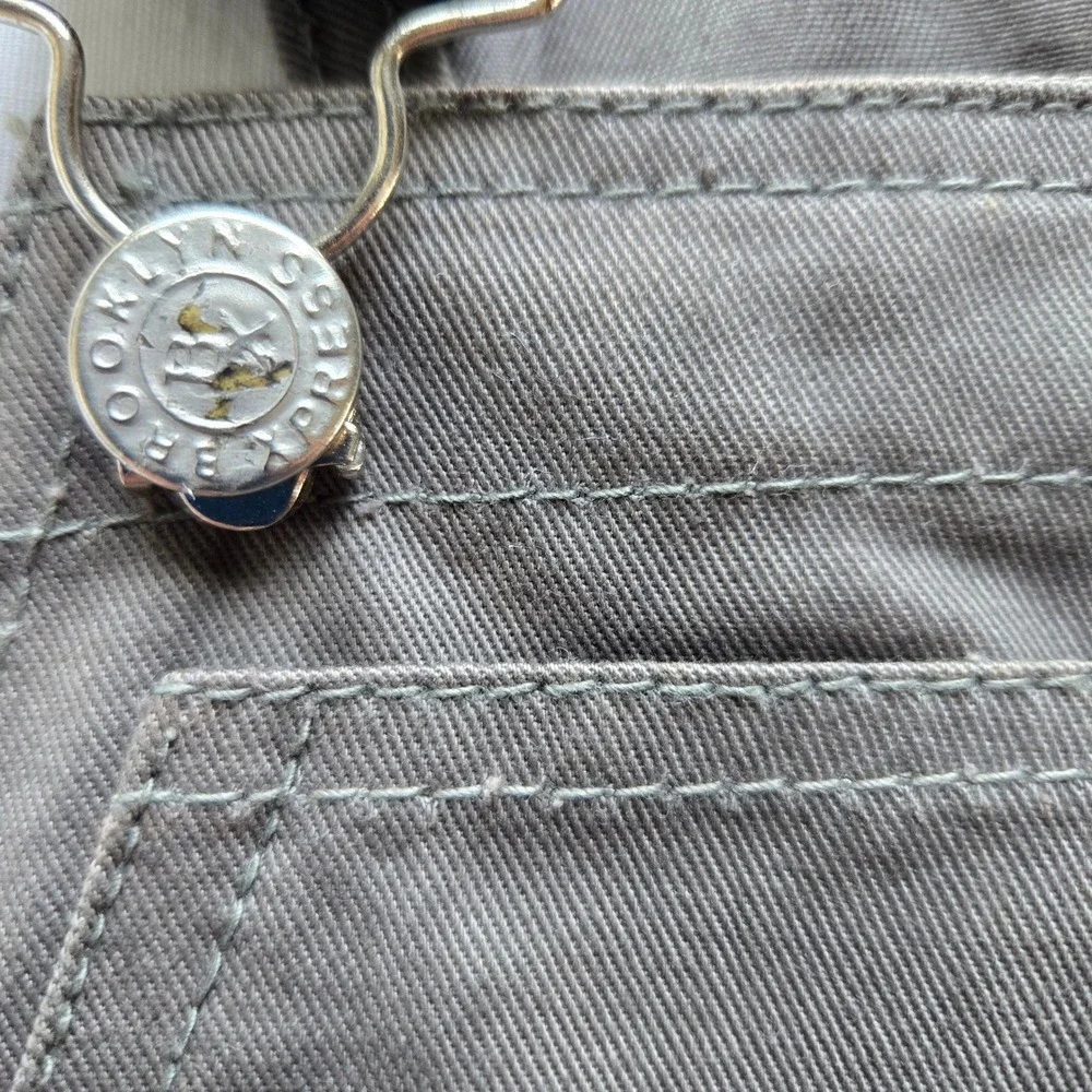 Jordache Kids Bib Overalls Shorts Vntg 90s Denim Sz Large 10/12 Y2K Retro Casual